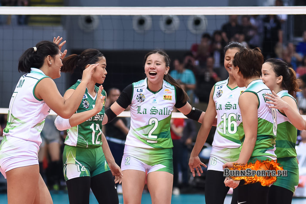 Dlsu Lady Spikers Get Redemption Dominate National U Burnsports Ph