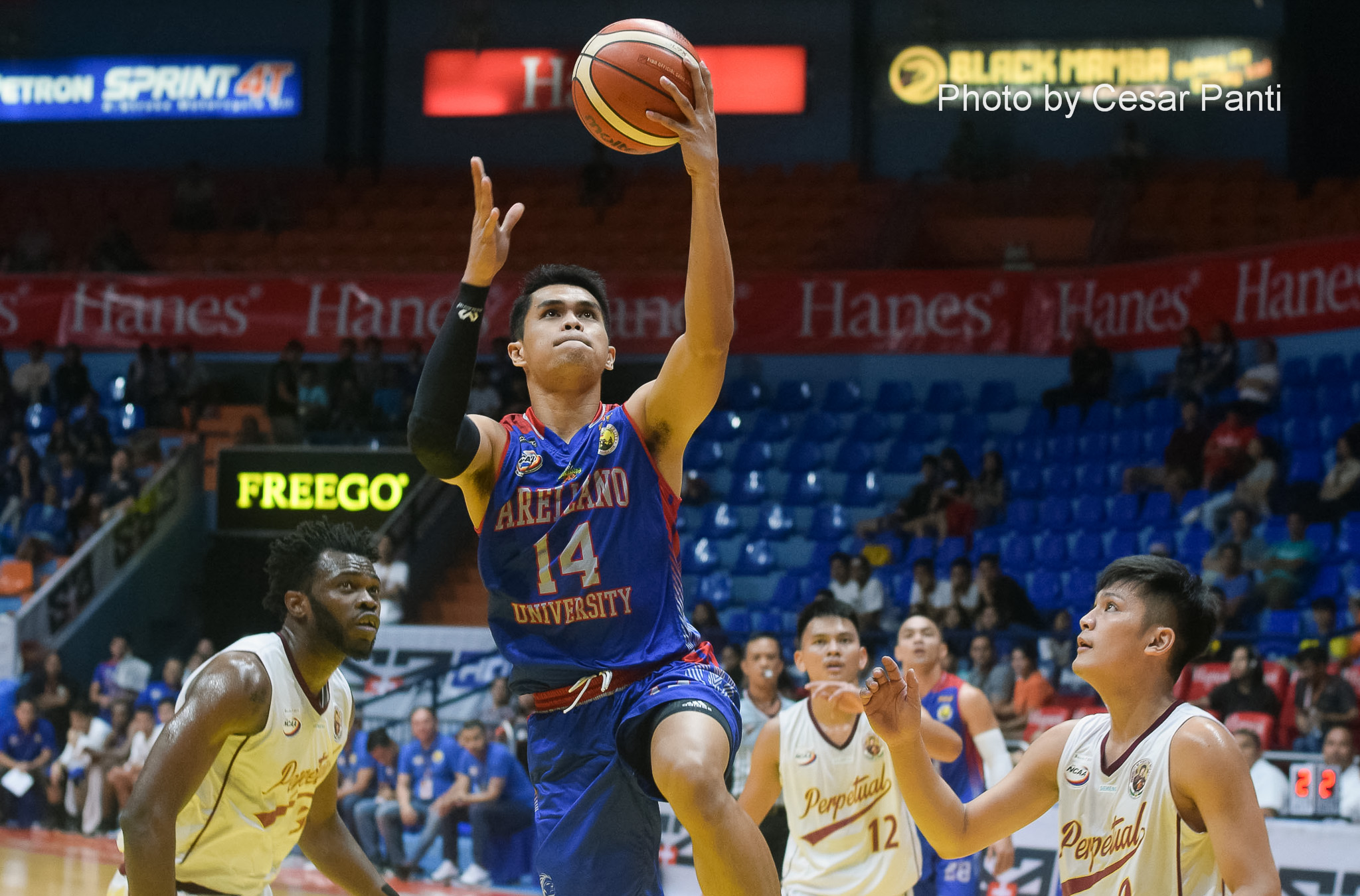 Arellano comes from behind to defeat Perpetual