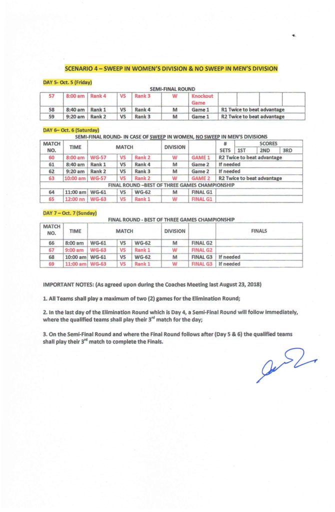 UAAP Season 81 Beach Volley Schedule as of Sept 4 2018 (1)4