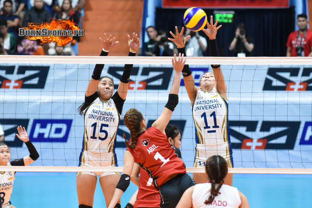 NU tallies first victory, sweeps UE in straight sets
