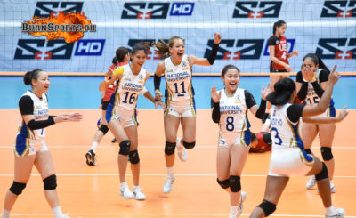 NU tallies first victory, sweeps UE in straight sets