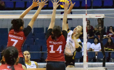 UST thrashes UE, zeroes in on Final Four slot