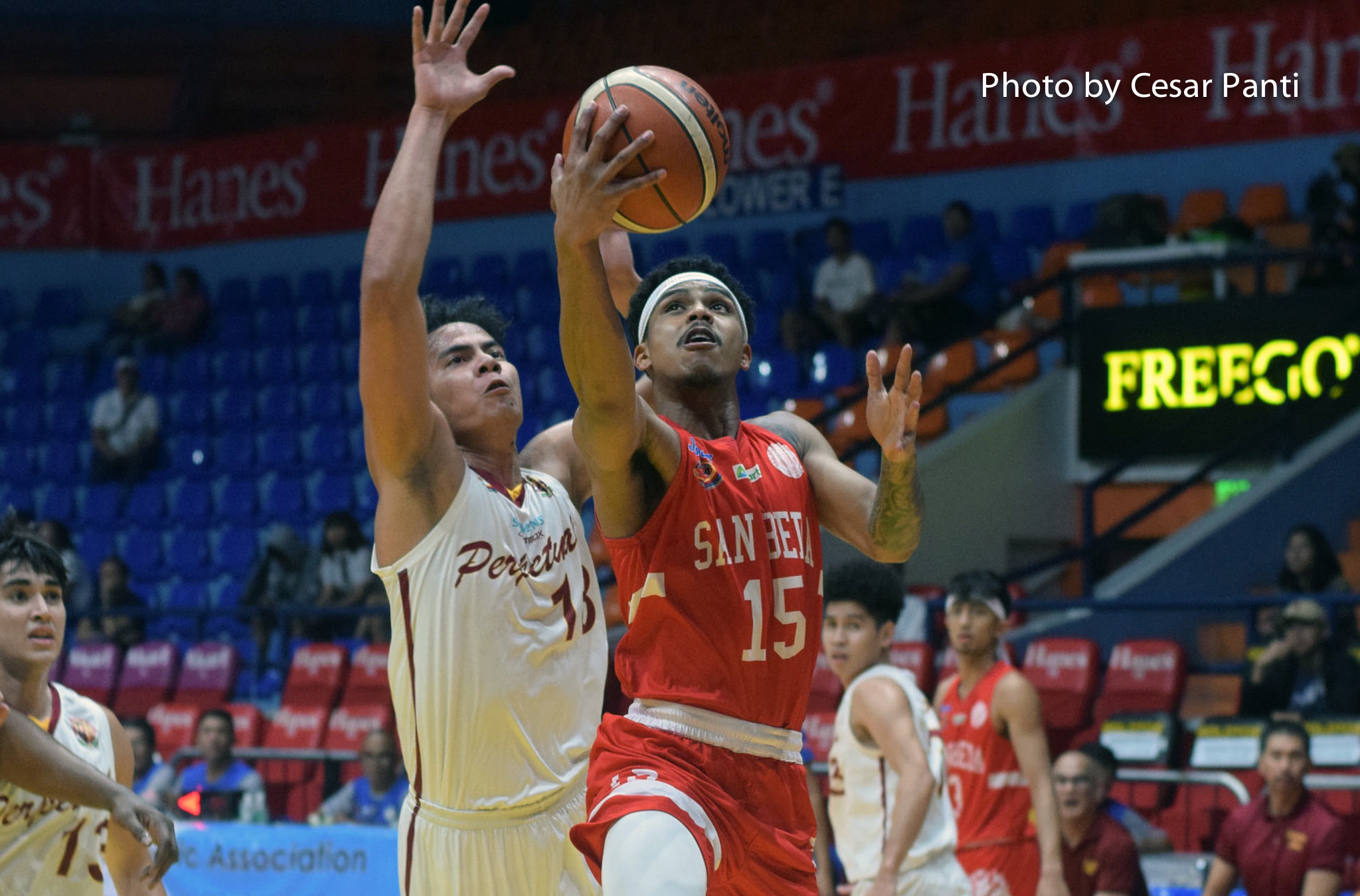 San Beda outlasts Perpetual for 14th straight win