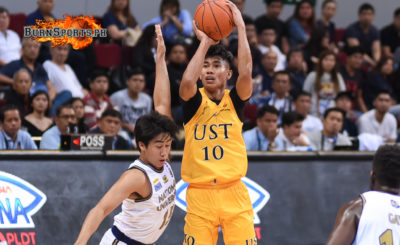 Abando delivers at crunch time as UST edges NU in OT thriller