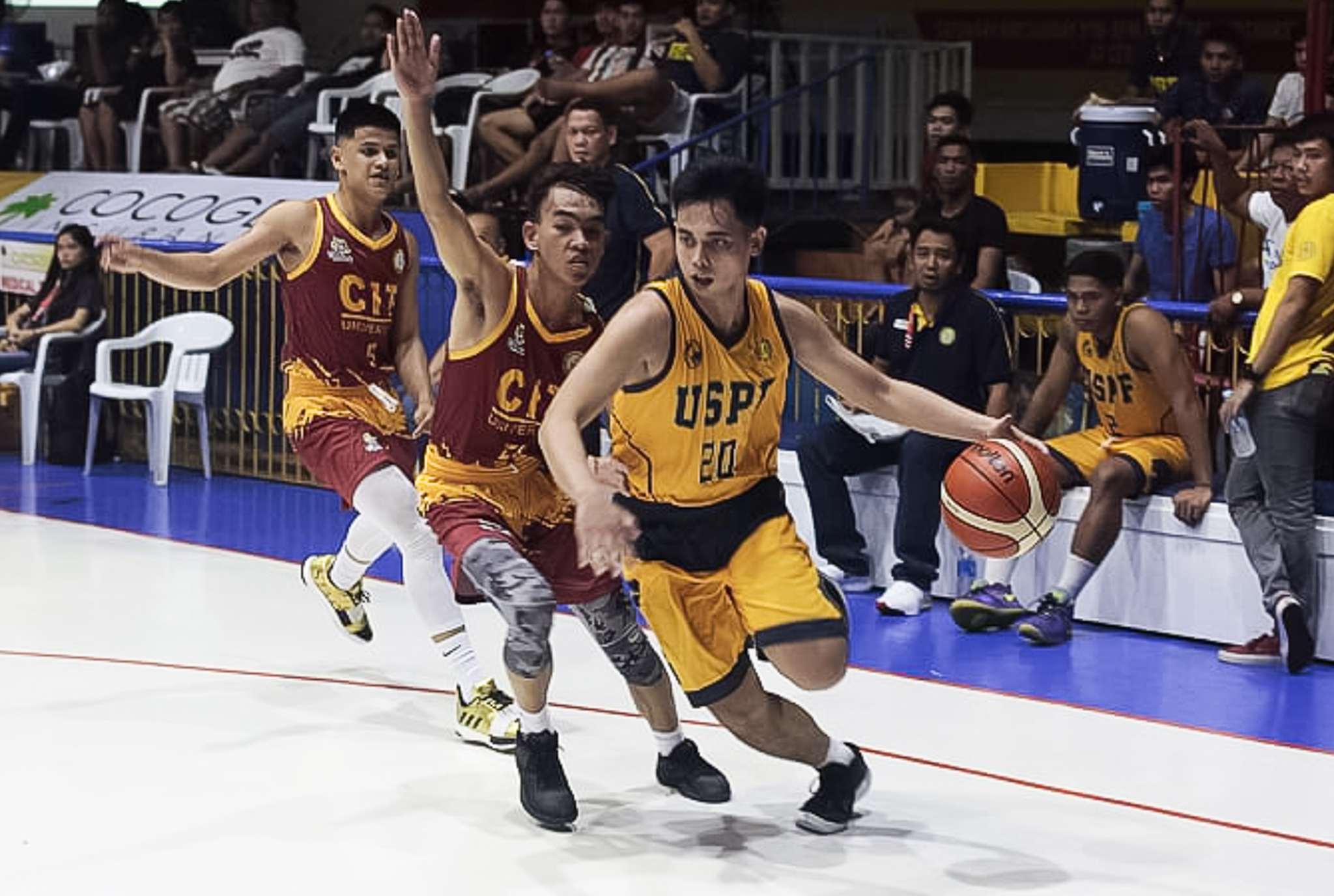 USC outlasts USPF in fight-marred game, posts 6th win