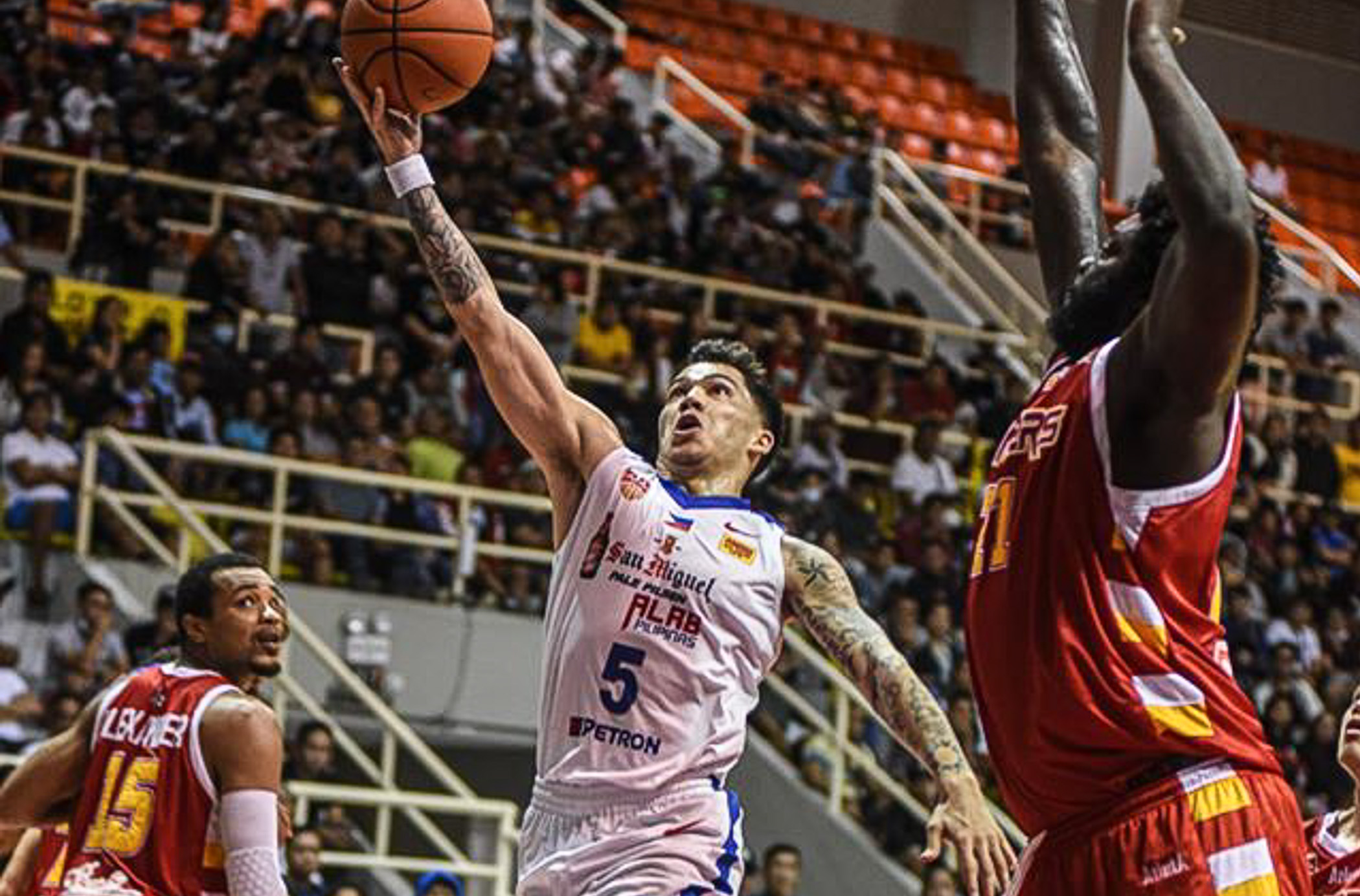 Alab Pilipinas survives another overtime game, stuns Slingers