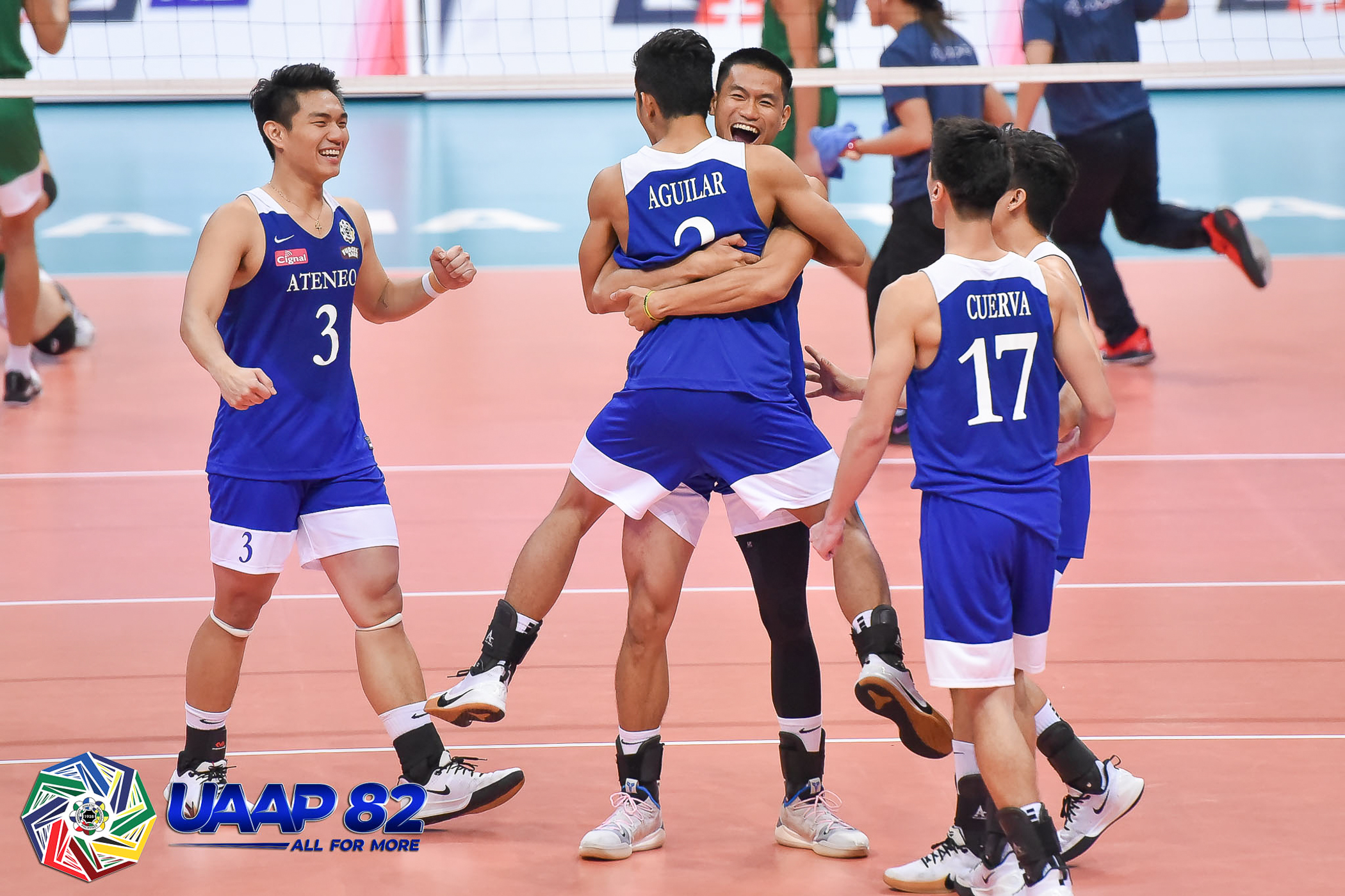 Ateneo tallies first win, fends off La Salle in straight sets