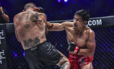 Folayang wins in Muay Thai debut, spoils Parr's farewell