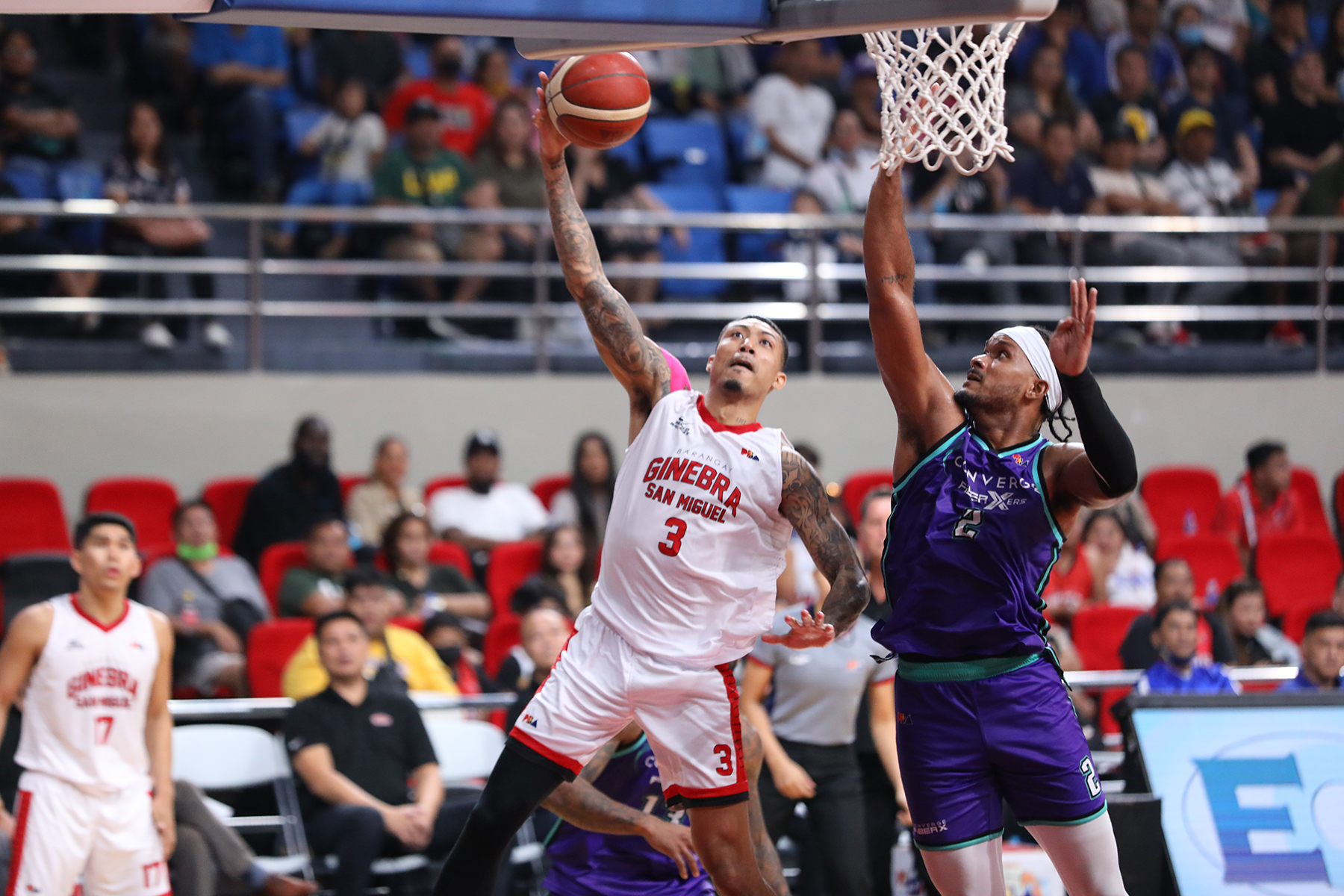Ginebra cruises to 4th straight win, routs Converge