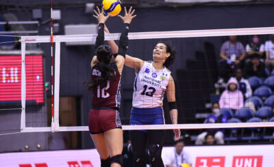 NU shrugs off first set loss to overcome UP in four sets