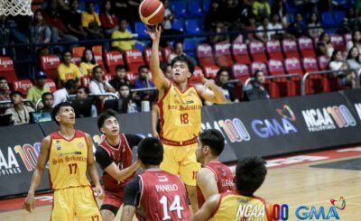 San Sebastian edges Lyceum in thriller to gain share of lead