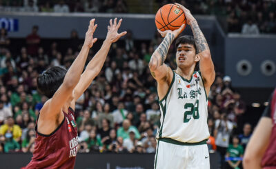 La Salle stops UP’s unbeaten streak for share of lead